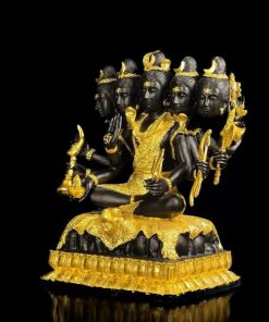 TƯỢNG THẦN SHIVA PANCHANANA BẰNG ĐỒNG