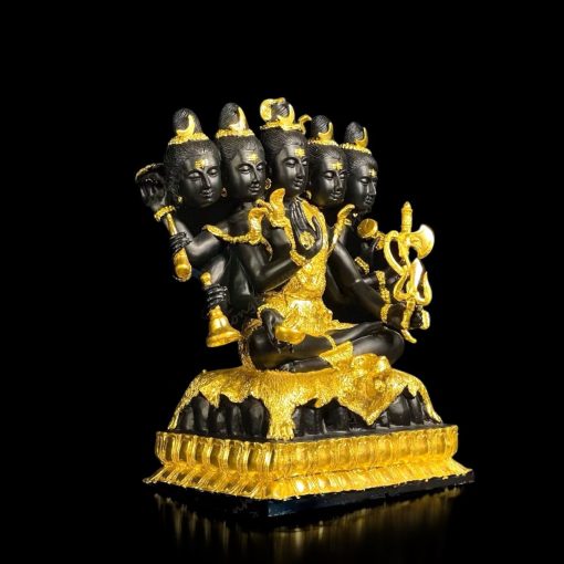 TƯỢNG THẦN SHIVA PANCHANANA BẰNG ĐỒNG