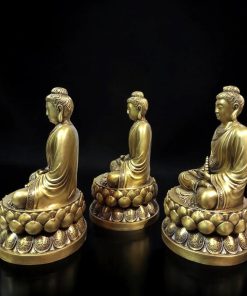 BỘ TƯỢNG PHẬT BỔN SƯ THÍCH CA BẰNG ĐỒNG