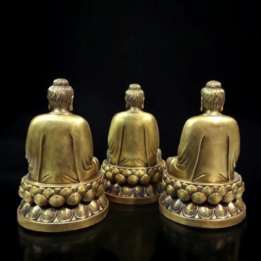 BỘ TƯỢNG PHẬT BỔN SƯ THÍCH CA BẰNG ĐỒNG