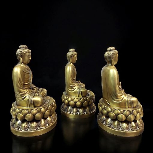 BỘ TƯỢNG PHẬT BỔN SƯ THÍCH CA BẰNG ĐỒNG
