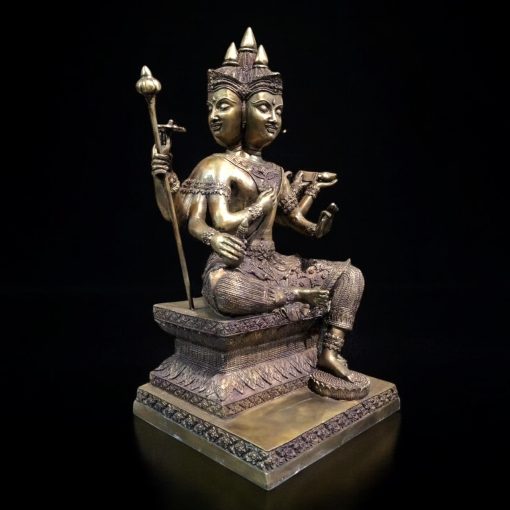 Tượng Phật Bốn Mặt Bằng Đồng – Thần Tứ Diện Mang Lại Bình An và Phước Lành - Ảnh 3