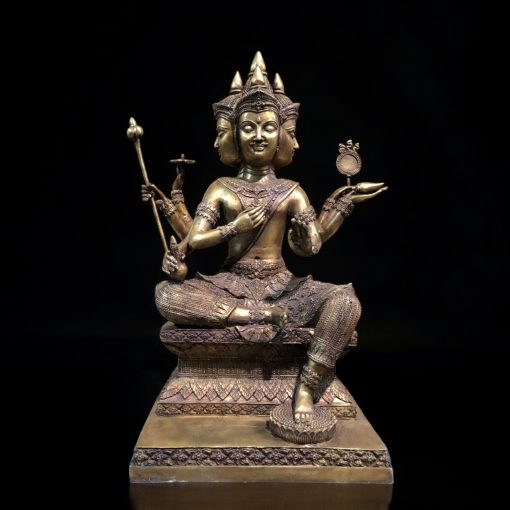 Tượng Phật Bốn Mặt Bằng Đồng – Thần Tứ Diện Mang Lại Bình An và Phước Lành