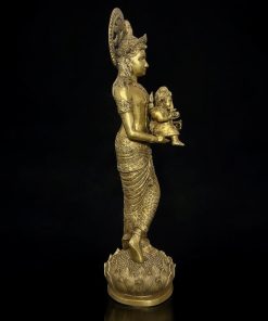 Tượng nữ thần parvati bằng đồng