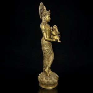 Tượng nữ thần parvati bằng đồng