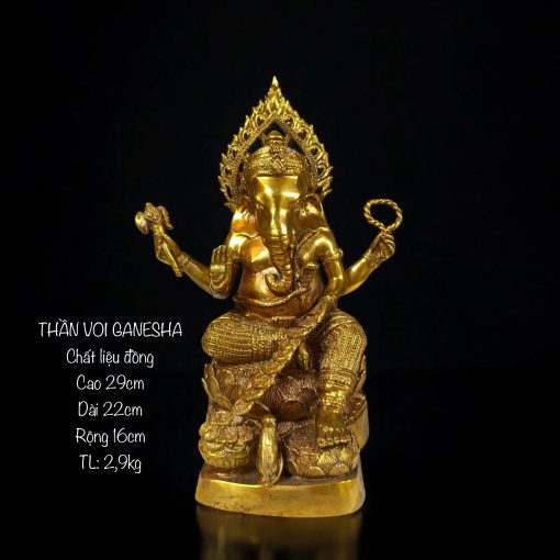 Tượng thần voi bằng đồng