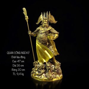 tượng quan công ngũ kì bằng đồng