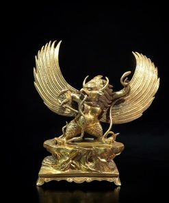 TƯỢNG THẦN CHIM KIM SÍ ĐIỂU BẰNG ĐỒNG