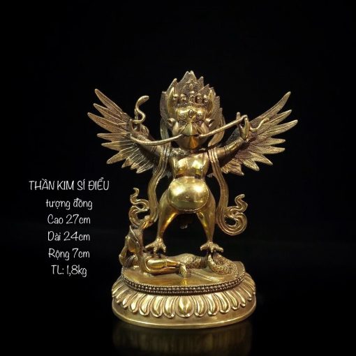 TƯỢNG THẦN KIM SÍ ĐIỂU BẰNG ĐỒNG