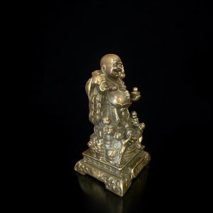 Tượng Phật Di Lặc Ngũ Phúc Bằng Đồng 