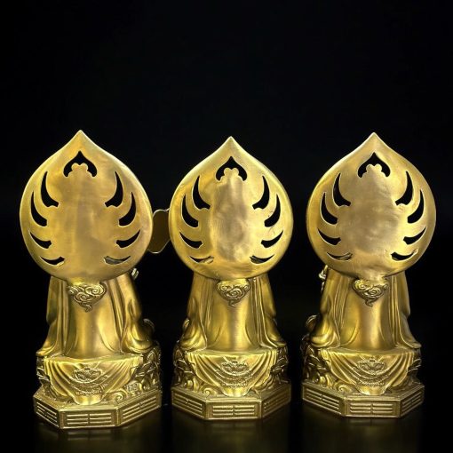 Bộ Tượng Tam Thanh Bằng Đồng - Ảnh 4