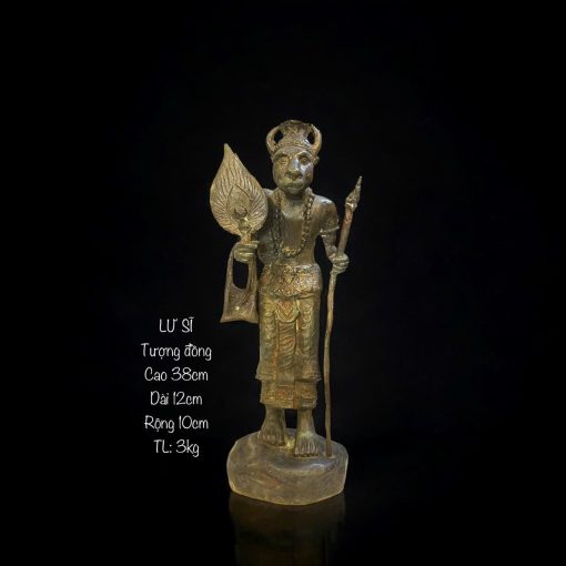 Tượng lư sĩ bằng đồng
