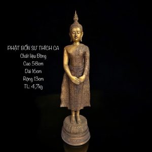 Tượng phật bổn sư thích ca bằng đồng