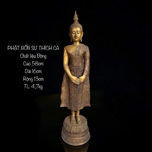 Tượng phật bổn sư thích ca bằng đồng