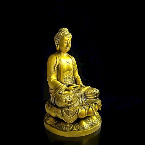 Tượng phật adida bằng đồng