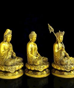 BỘ TƯỢNG SA BÀ TAM THÁNH BẰNG ĐỒNG CAO CẤP
