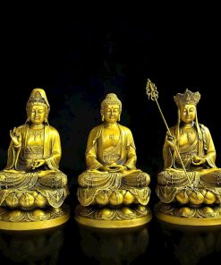 BỘ TƯỢNG SA BÀ TAM THÁNH BẰNG ĐỒNG CAO CẤP