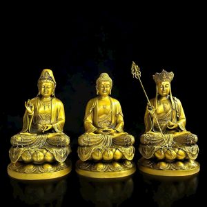 BỘ TƯỢNG SA BÀ TAM THÁNH BẰNG ĐỒNG CAO CẤP BỘ TƯỢNG SA BÀ TAM THÁNH BẰNG ĐỒNG CAO CẤP