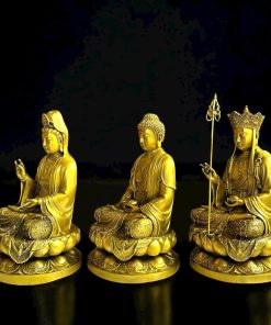 BỘ TƯỢNG SA BÀ TAM THÁNH BẰNG ĐỒNG CAO CẤP
