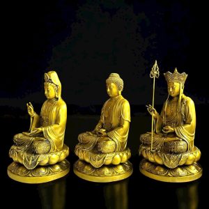 BỘ TƯỢNG SA BÀ TAM THÁNH BẰNG ĐỒNG CAO CẤP BỘ TƯỢNG SA BÀ TAM THÁNH BẰNG ĐỒNG CAO CẤP