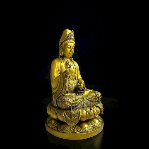 Tượng Phật Quan Thế Âm Bồ Tát Bằng Đồng Cang Cao Cấp