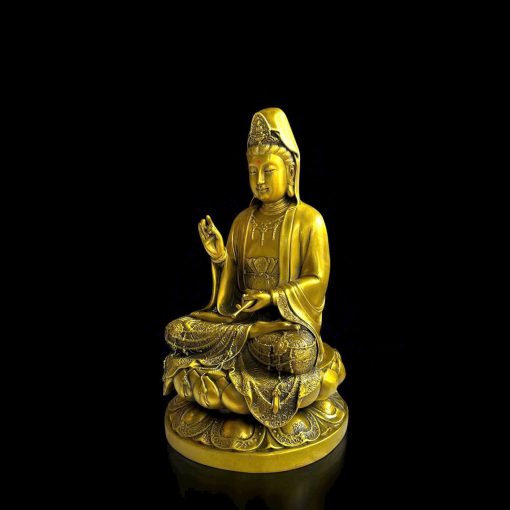 Tượng Phật Quan Thế Âm Bồ Tát Bằng Đồng Cang Cao Cấp
