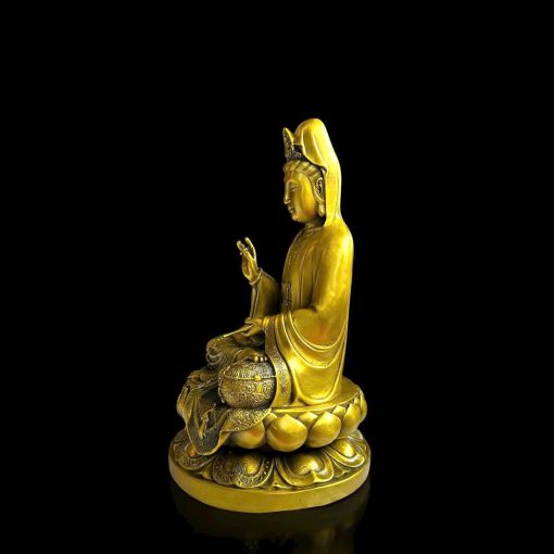 Tượng Phật Quan Thế Âm Bồ Tát Bằng Đồng Cang Cao Cấp