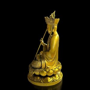 Tượng Địa Tạng Vương Bồ Tát Bằng Đồng Vàng Cao Cấp Tượng Địa Tạng Vương Bồ Tát Bằng Đồng Vàng Cao Cấp