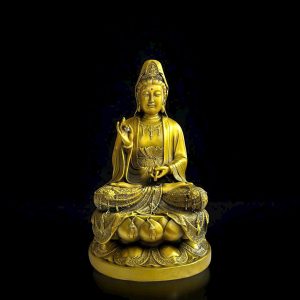 Tượng Phật Quan Thế Âm Bồ Tát Bằng Đồng Cang Cao Cấ