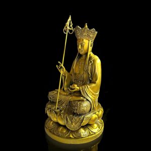 Tượng Địa Tạng Vương Bồ Tát Bằng Đồng Vàng Cao Cấp Tượng Địa Tạng Vương Bồ Tát Bằng Đồng Vàng Cao Cấp