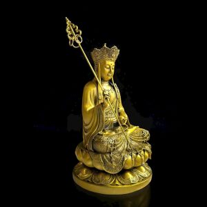 Tượng Địa Tạng Vương Bồ Tát Bằng Đồng Vàng Cao Cấp Tượng Địa Tạng Vương Bồ Tát Bằng Đồng Vàng Cao Cấp