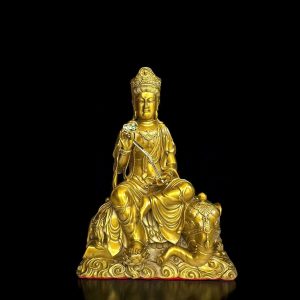 Tượng Đồng Phật Văn Thù Sư Lợi – Phổ Hiền Bồ Tát