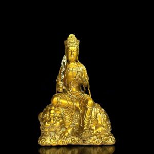 Tượng Đồng Phật Văn Thù Sư Lợi – Phổ Hiền Bồ Tát