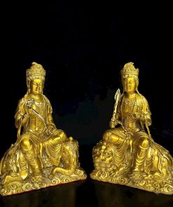 Tượng Đồng Phật Văn Thù Sư Lợi – Phổ Hiền Bồ Tát