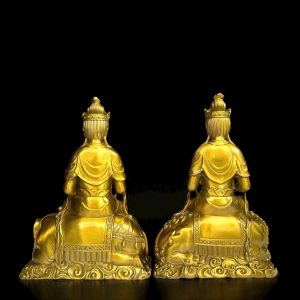 Tượng Đồng Phật Văn Thù Sư Lợi – Phổ Hiền Bồ Tát