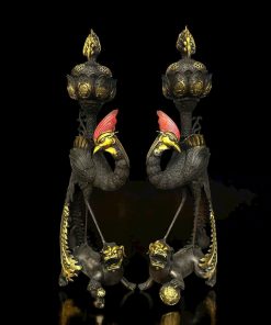 Lư Xông Trầm Song Hạc bằng đồng