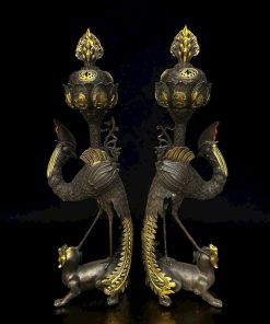 Lư Xông Trầm Song Hạc bằng đồng