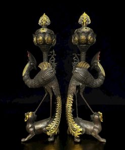 Lư Xông Trầm Song Hạc bằng đồng