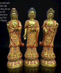 BỘ TAM THẾ PHẬT ĐỒNG PHÁP LAM