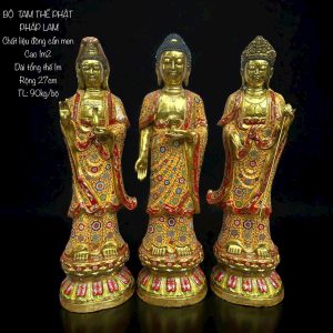 BỘ TAM THẾ PHẬT ĐỒNG PHÁP LAM BỘ TAM THẾ PHẬT ĐỒNG PHÁP LAM
