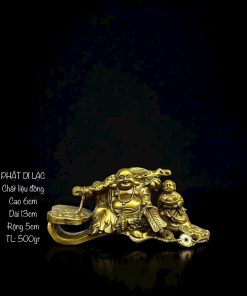 Tượng phật di lac bằng đồng
