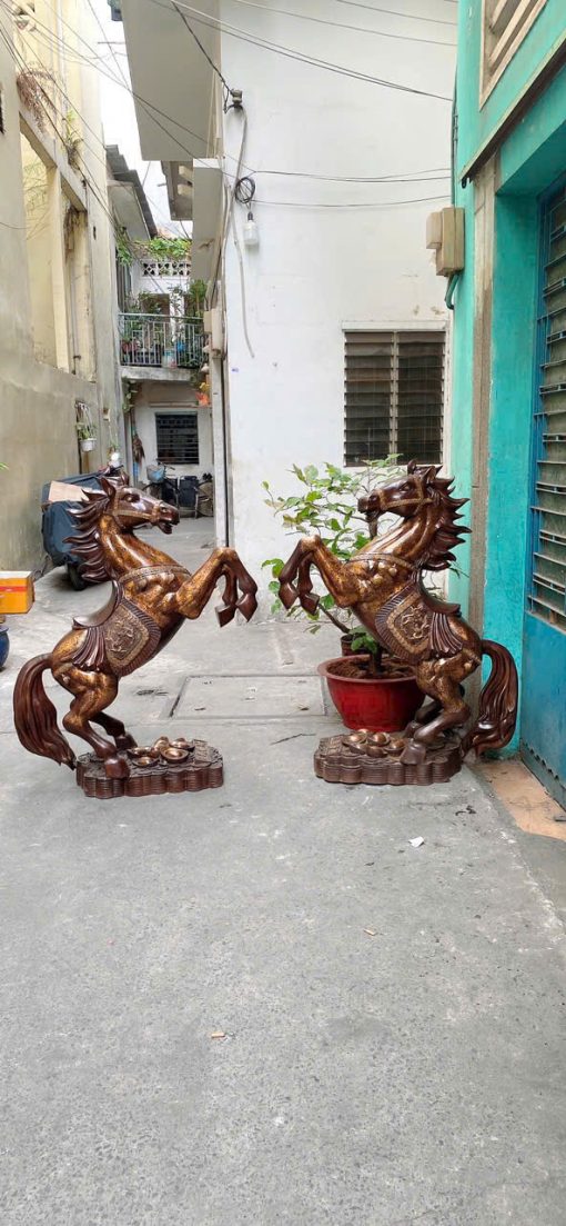 Đôi ngựa áo gấm
